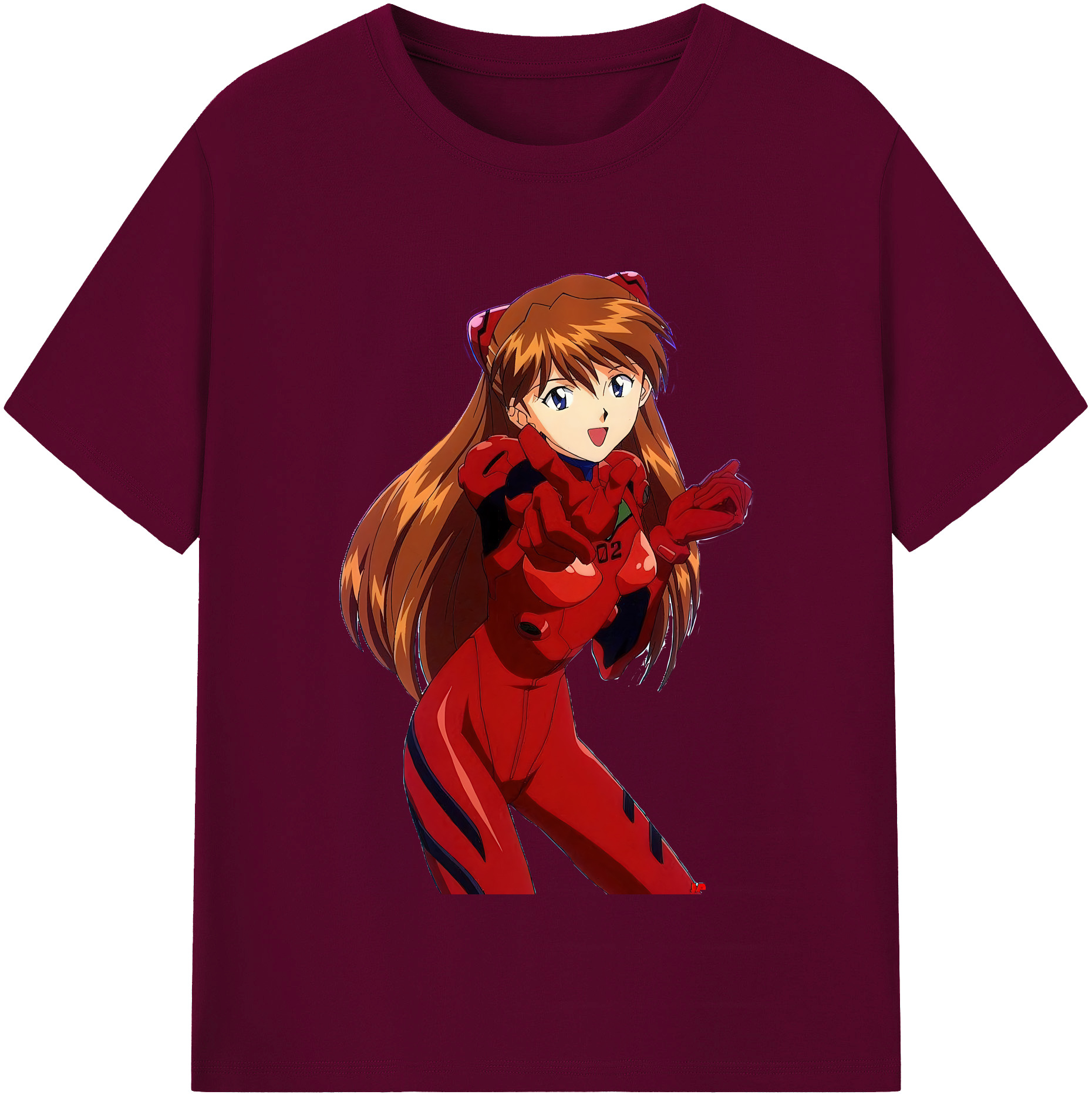 （画像用） EVA 新世紀エヴァンゲリオン レディースカジュアルプリントTシャツ（綿100％）